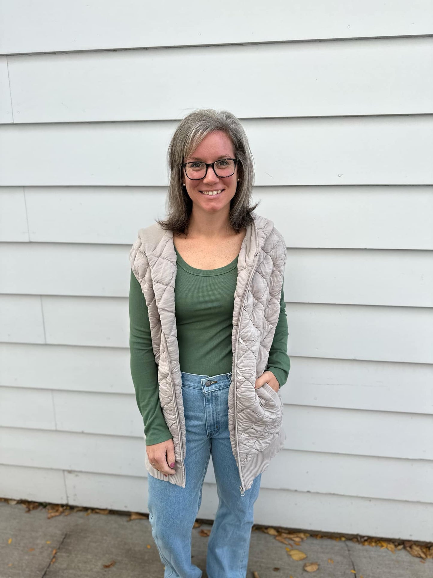 Scoop Neck Long Sleeve