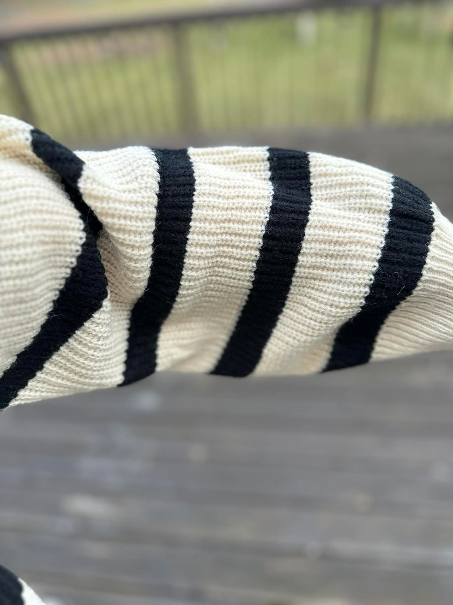 Chunky Striped Sweater