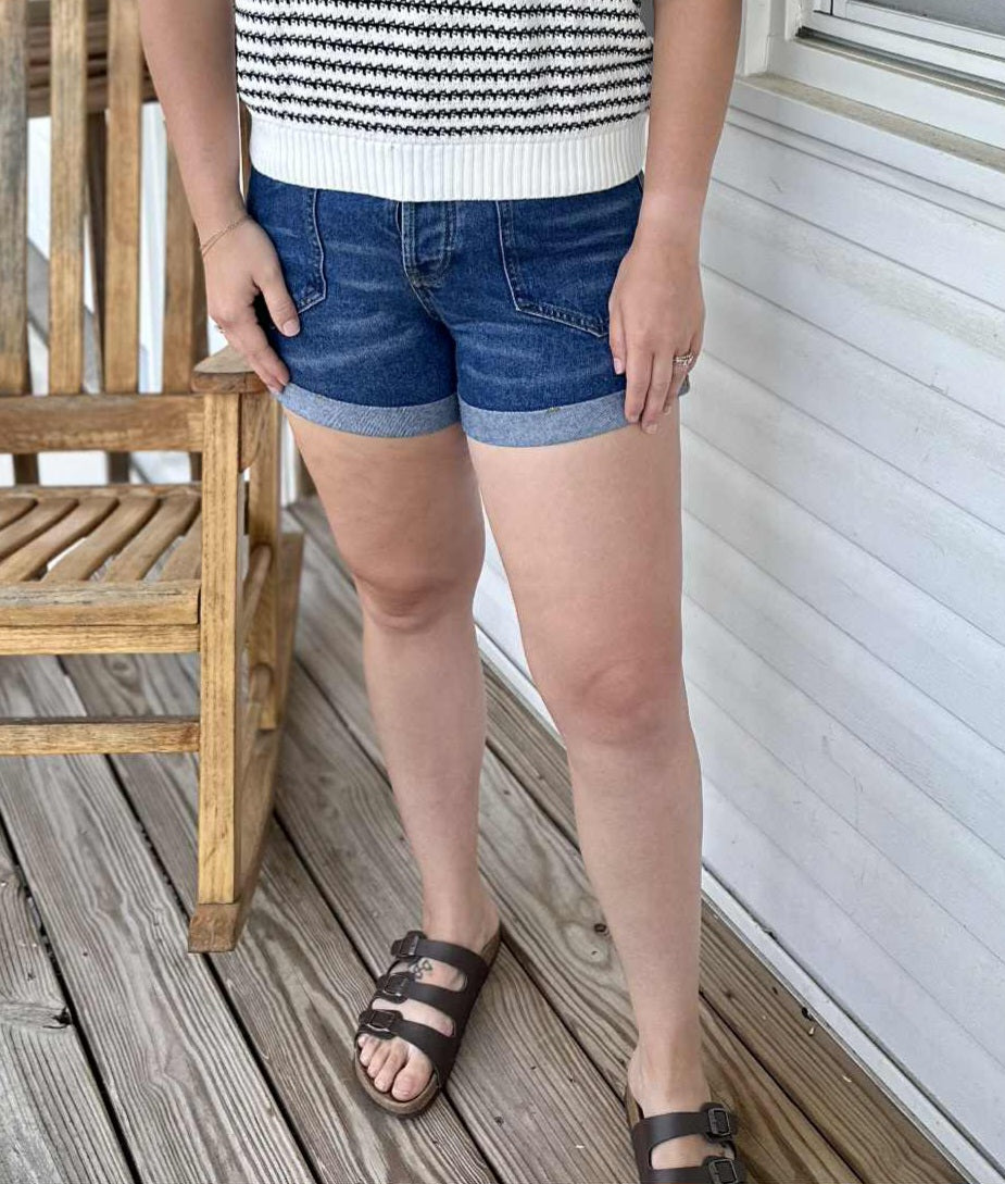 Western Denim Shorts