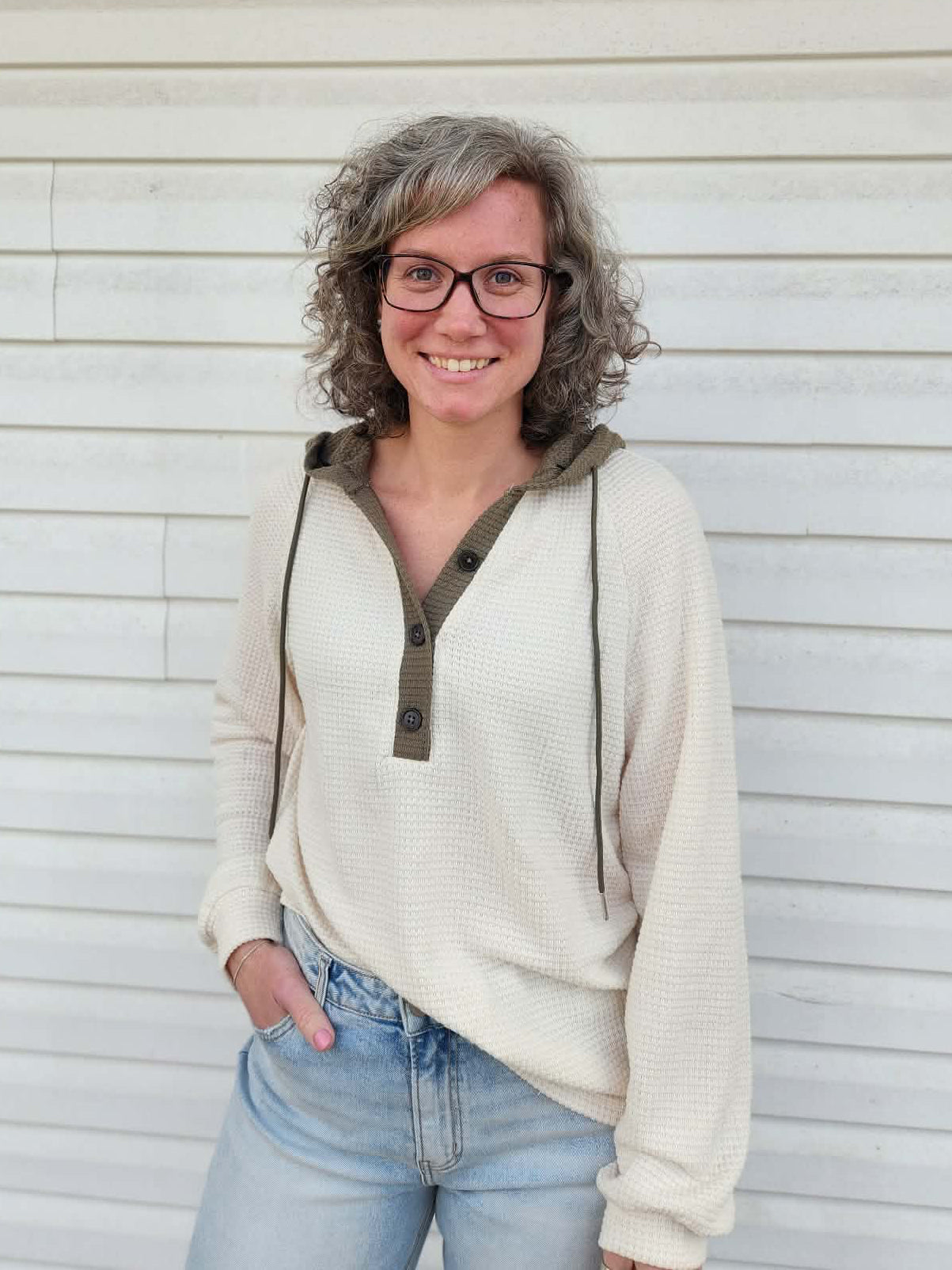 Waffle Knit Pullover