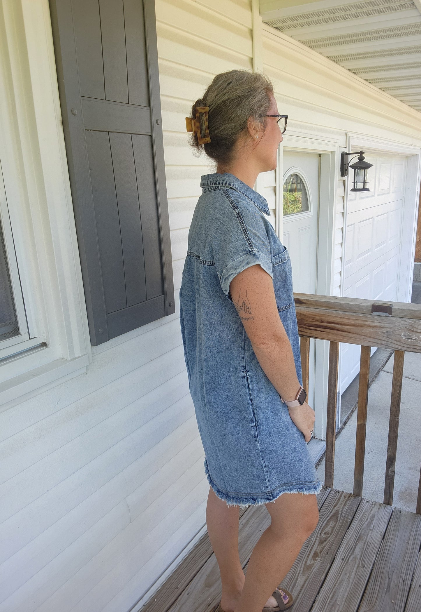 Denim Shirt Dress