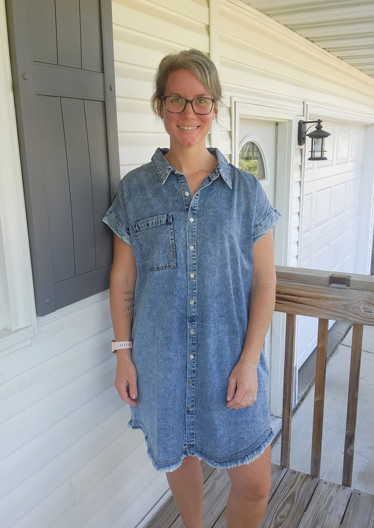 Denim Shirt Dress