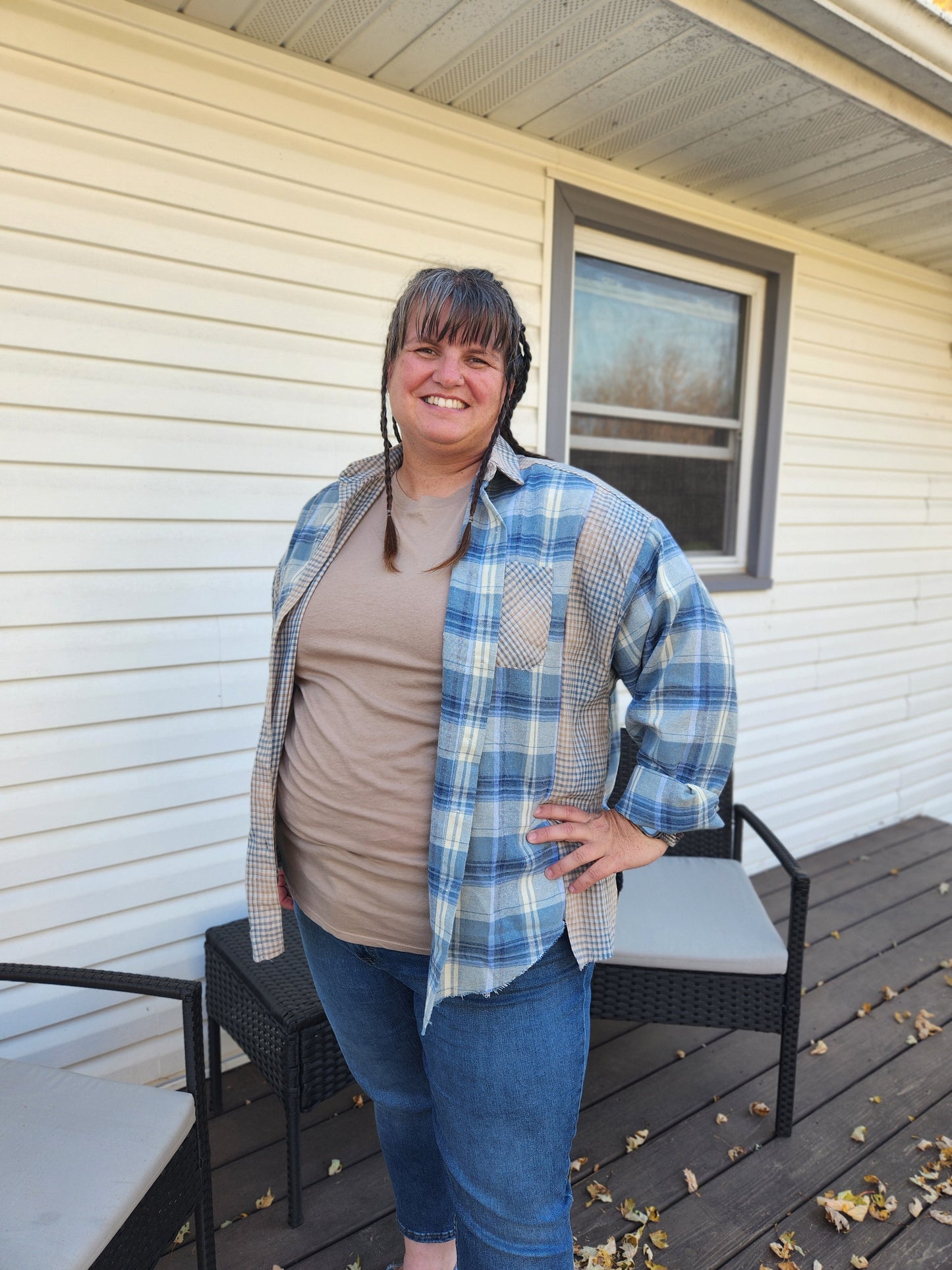 Blue Plaid Flannel