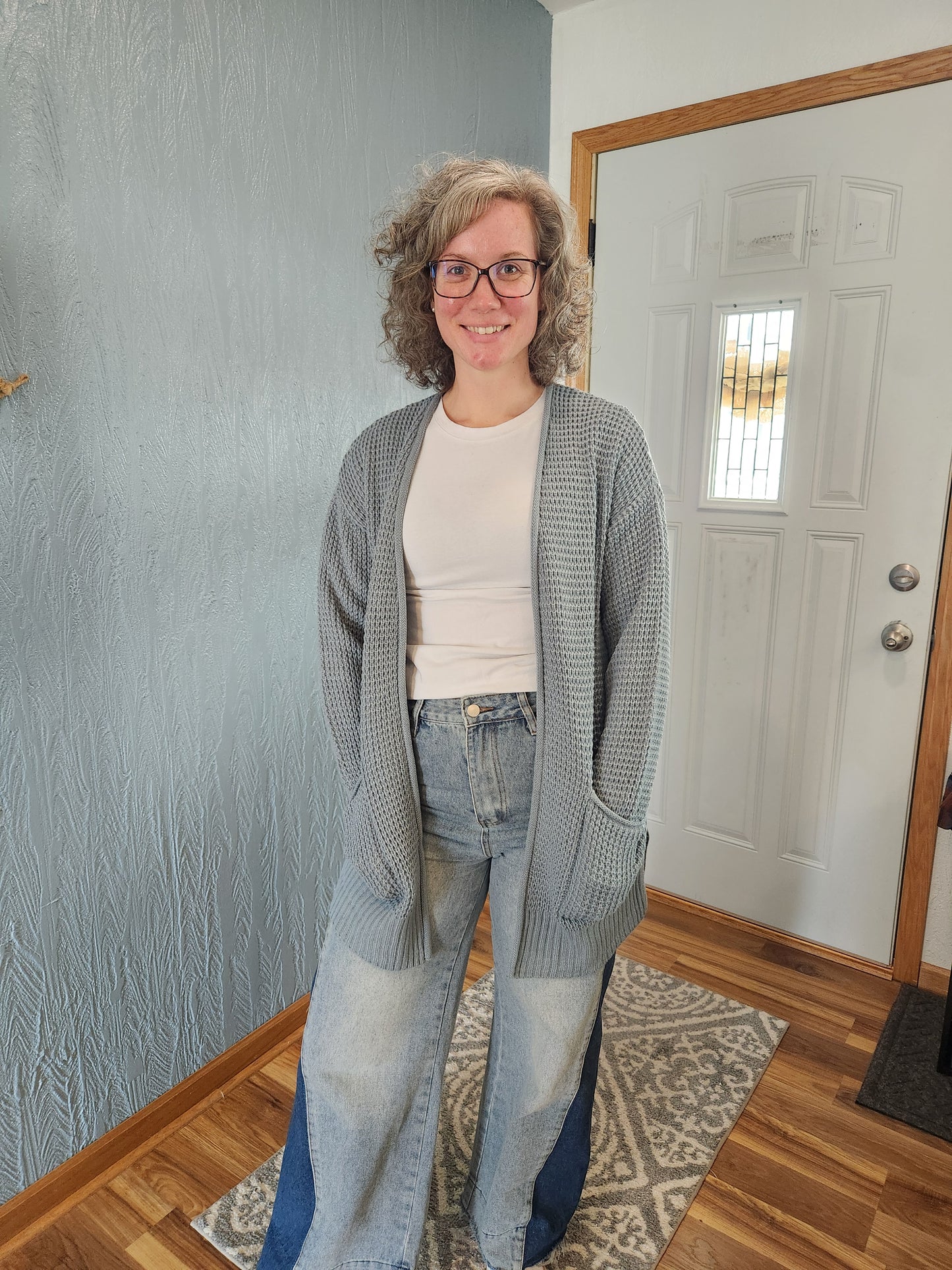 Waffle Cardigan