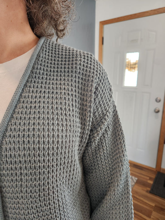 Waffle Cardigan