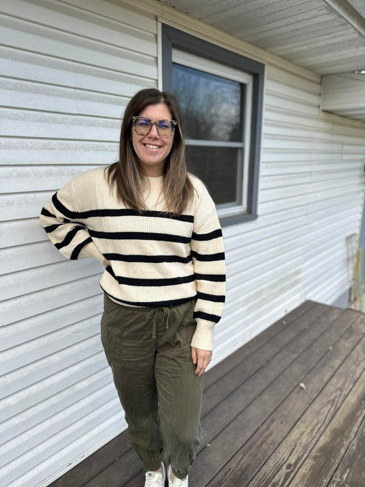 Chunky Striped Sweater